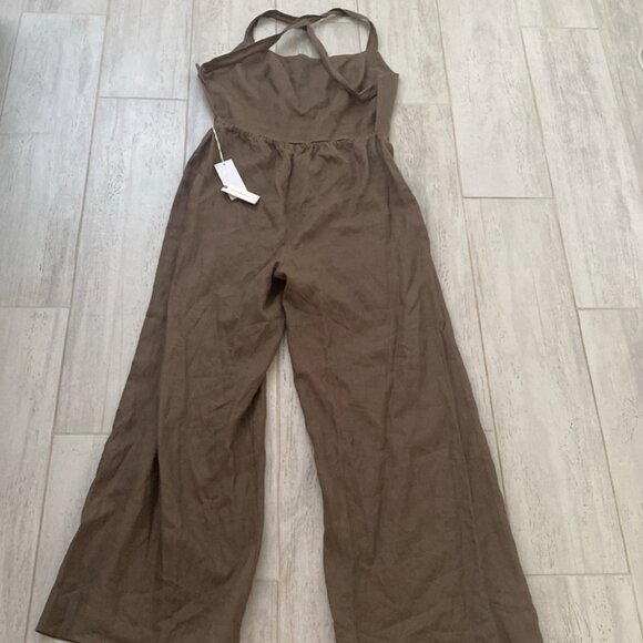 NWT Autumn Linen Jumpsuit - Picture 6 of 10
